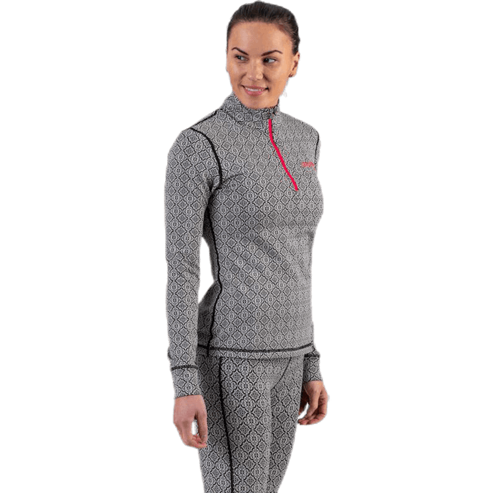 Spin To Win Mid Layer Top Weiß/Schwarz