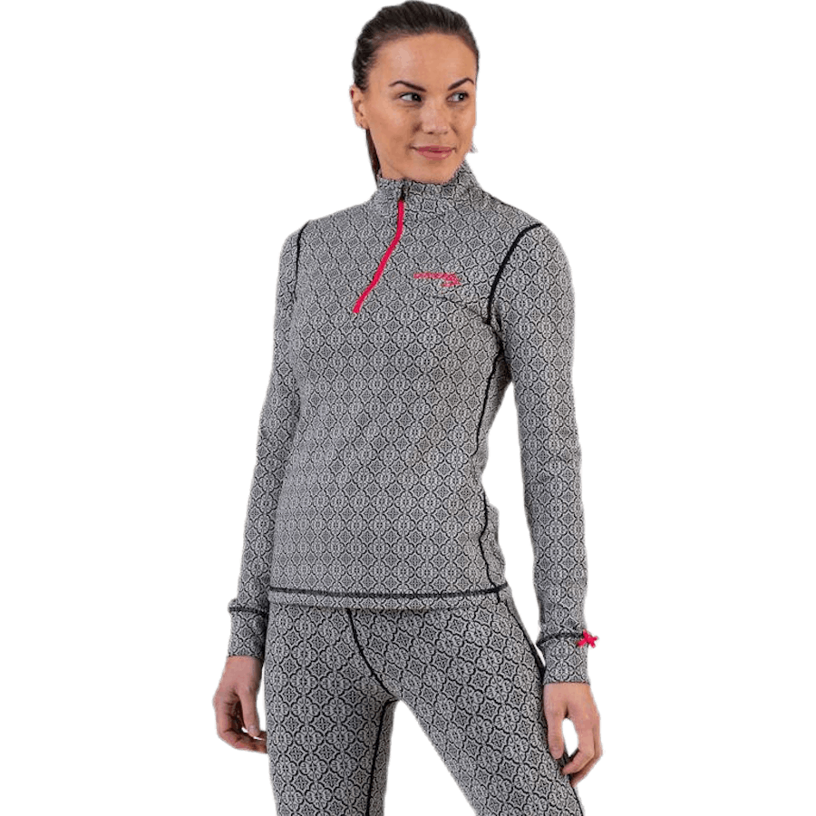 Spin To Win Mid Layer Top Weiß/Schwarz
