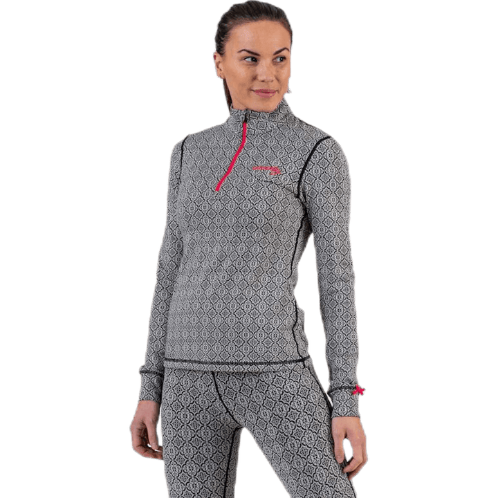 Spin To Win Mid Layer Top Weiß/Schwarz