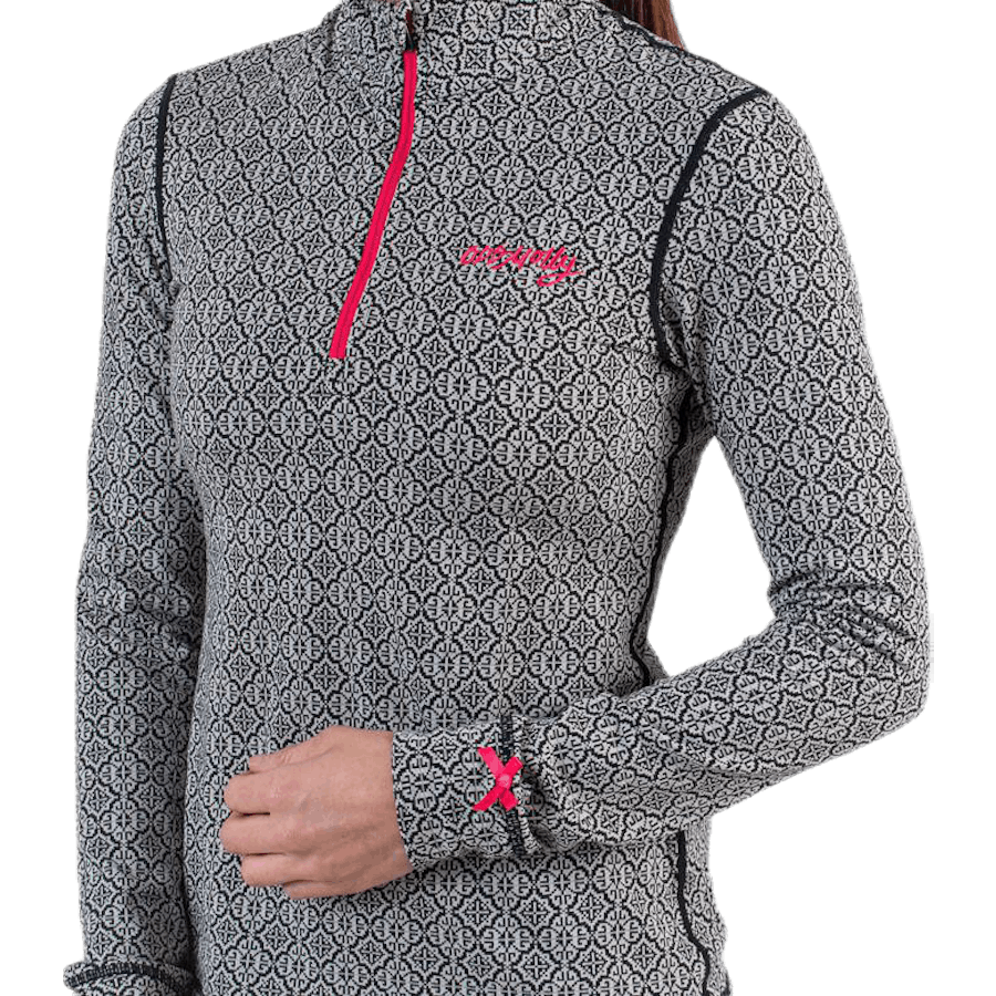 Spin To Win Mid Layer Top Weiß/Schwarz
