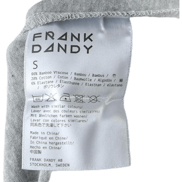 Tee dritta Bamboo Grigio