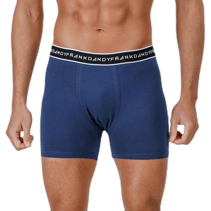 Boxer in cotone biologico 5 pezzi blu/nero/grigio