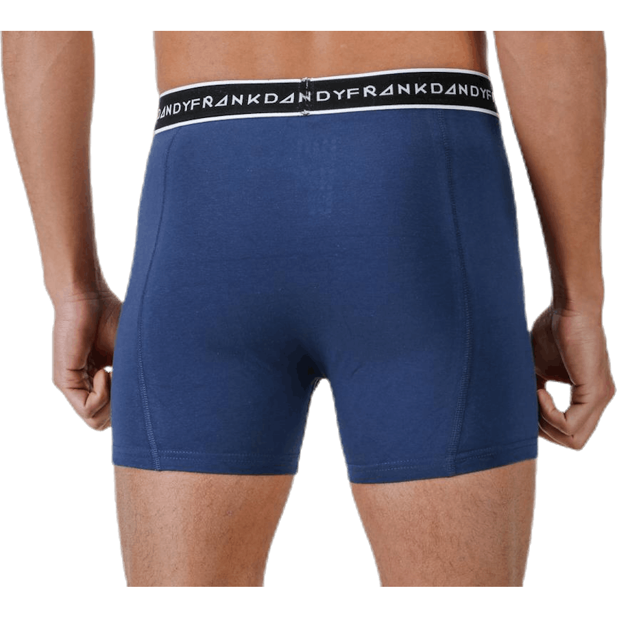 Boxer in cotone biologico 5 pezzi blu/nero/grigio