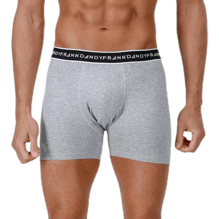Boxer in cotone biologico 5 pezzi blu/nero/grigio