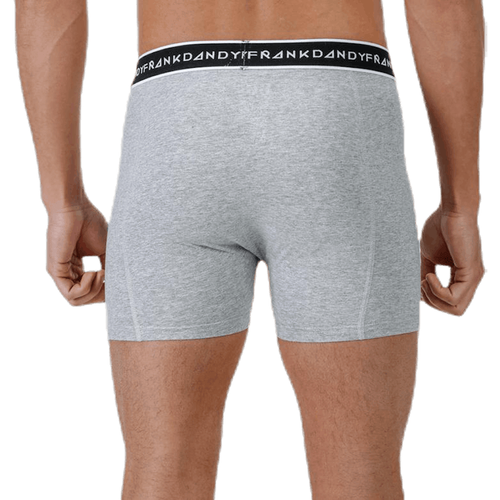 Boxer in cotone biologico 5 pezzi blu/nero/grigio