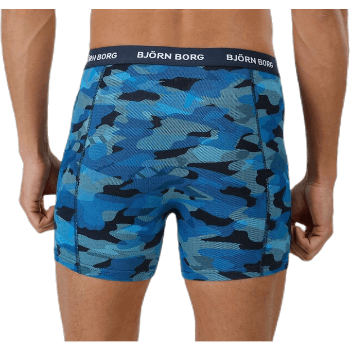 Shadeline Shorts 3-pakning blå/mønstret/svart