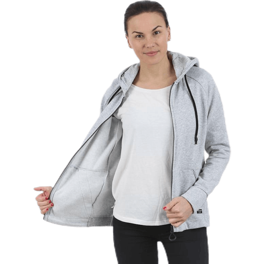 Deona hupullinen takki harmaa