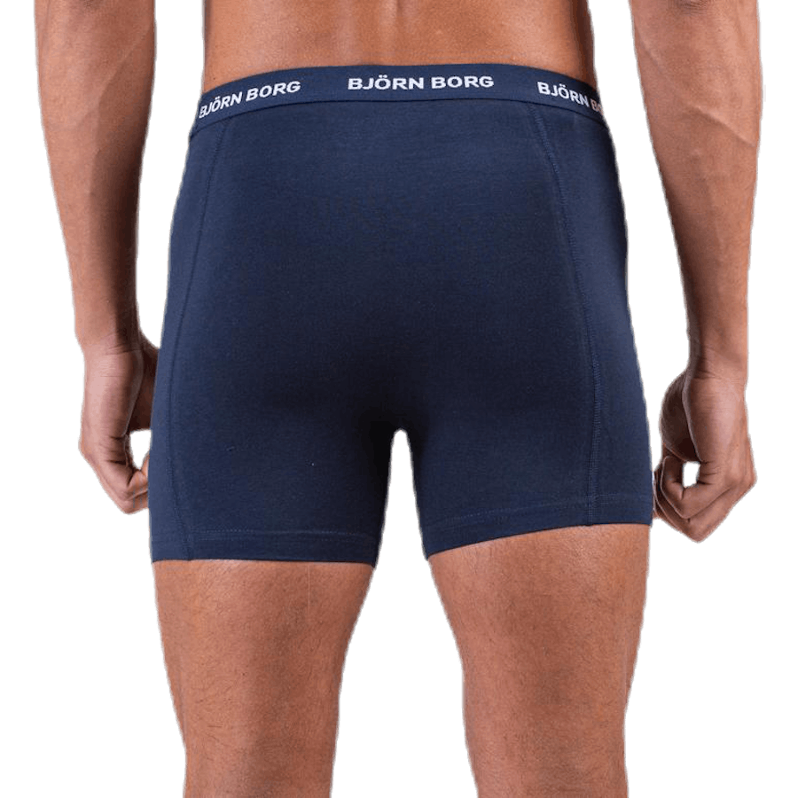 Lot de 5 shorts unis bleus/à motifs