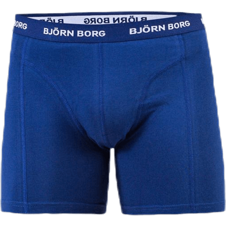 Lot de 5 shorts unis bleus/à motifs