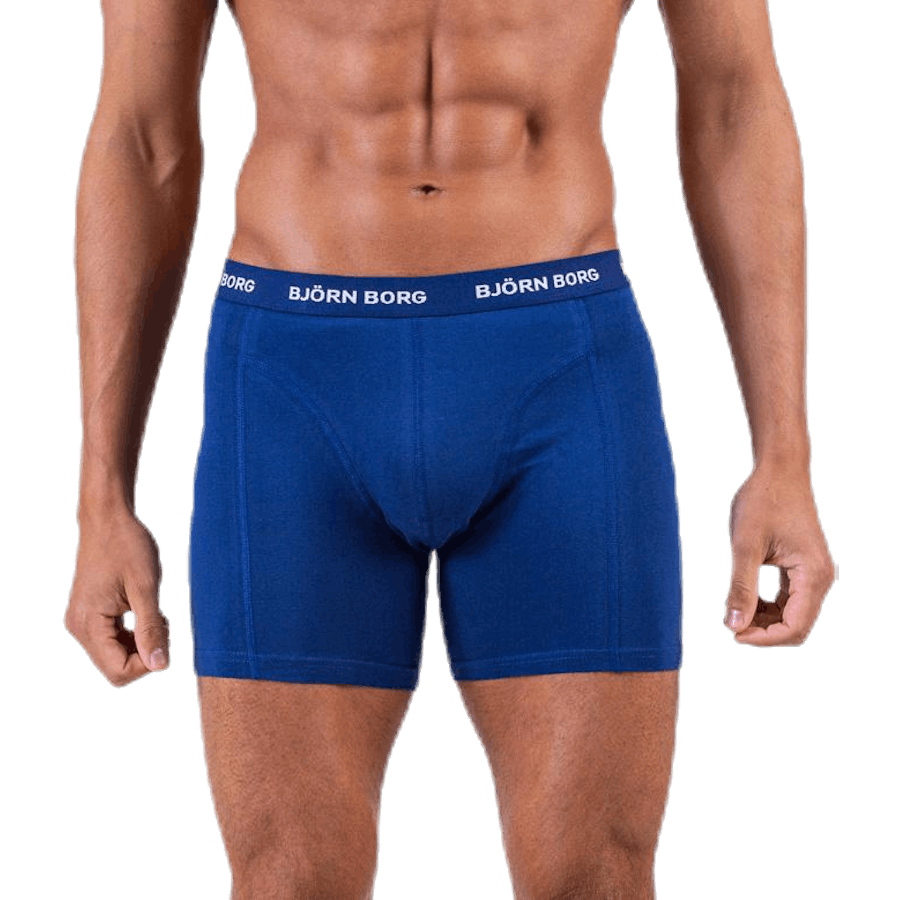 Lot de 5 shorts unis bleus/à motifs