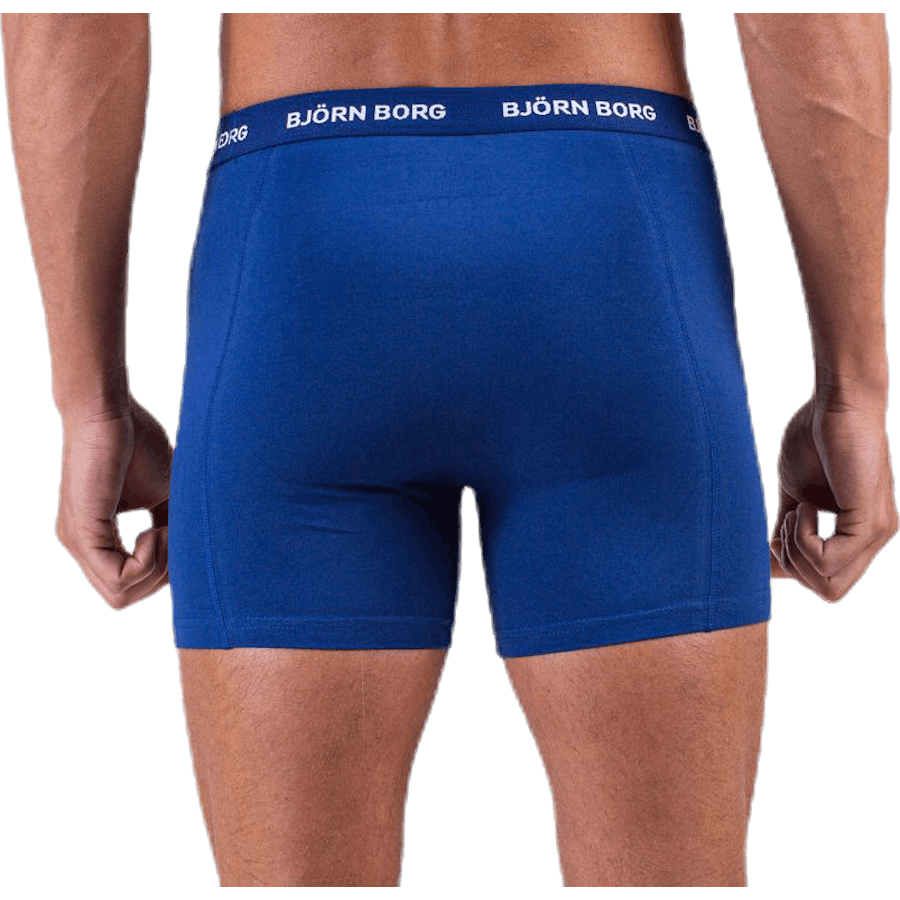 Lot de 5 shorts unis bleus/à motifs
