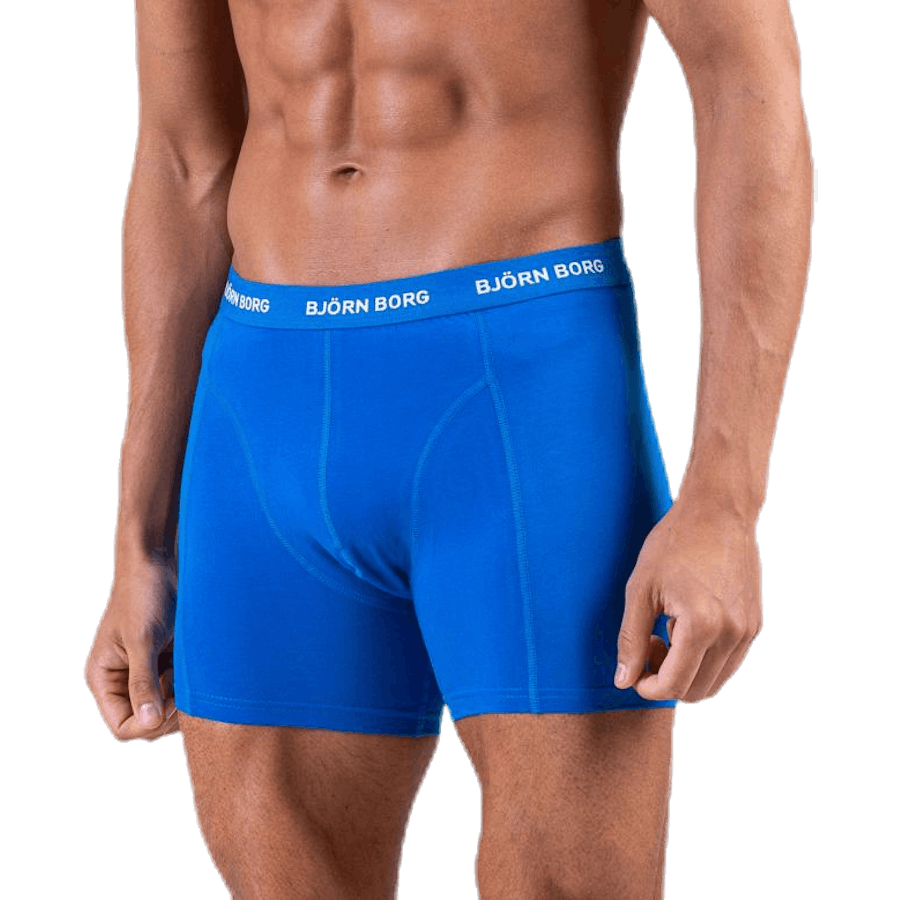 Lot de 5 shorts unis bleus/à motifs