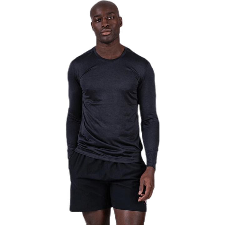 Axton LS Perf Tee Schwarz