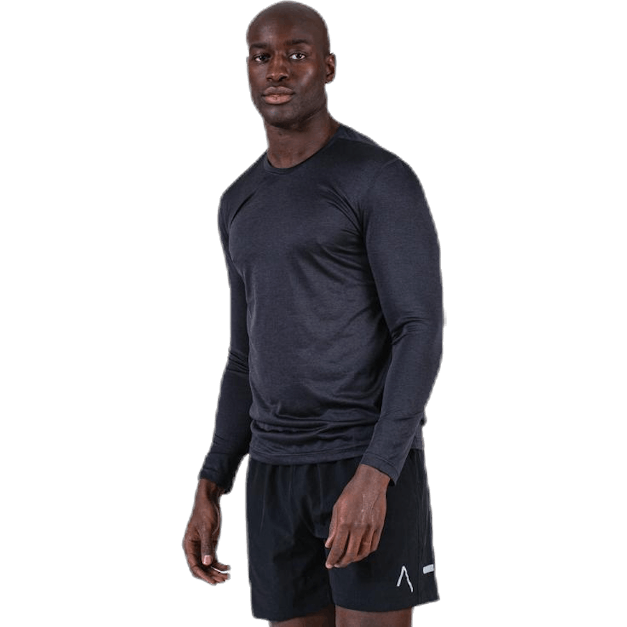 Axton LS Perf Tee Schwarz