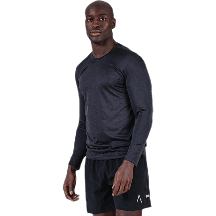 Axton LS Perf Tee Schwarz