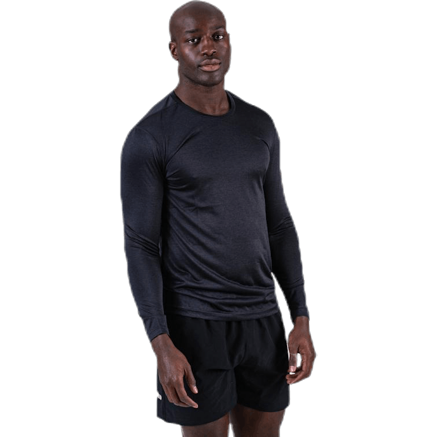 Axton LS Perf Tee Schwarz