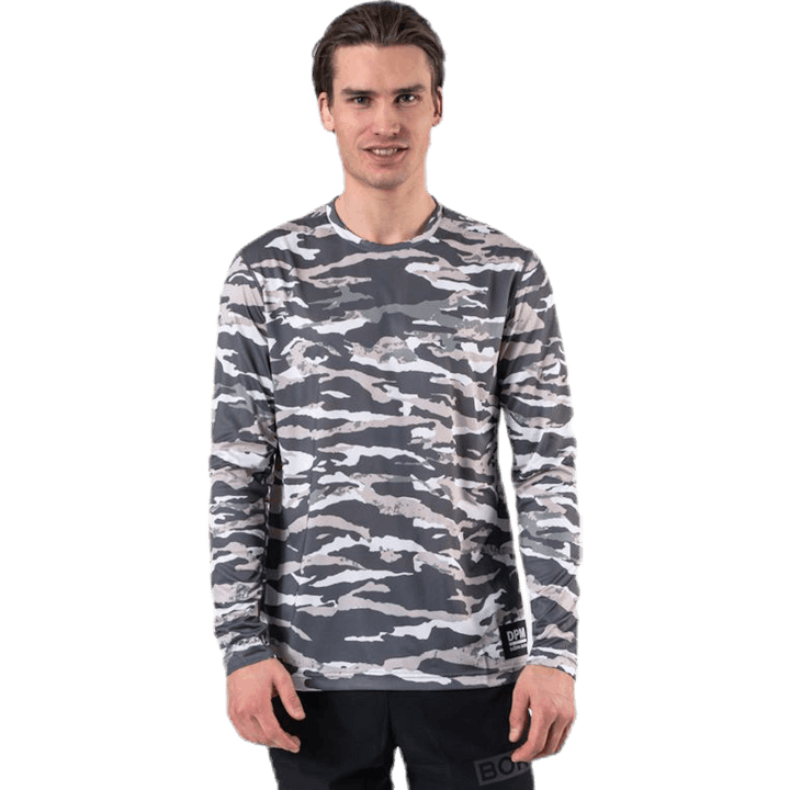 Axton LS Tee vihreä/harmaa