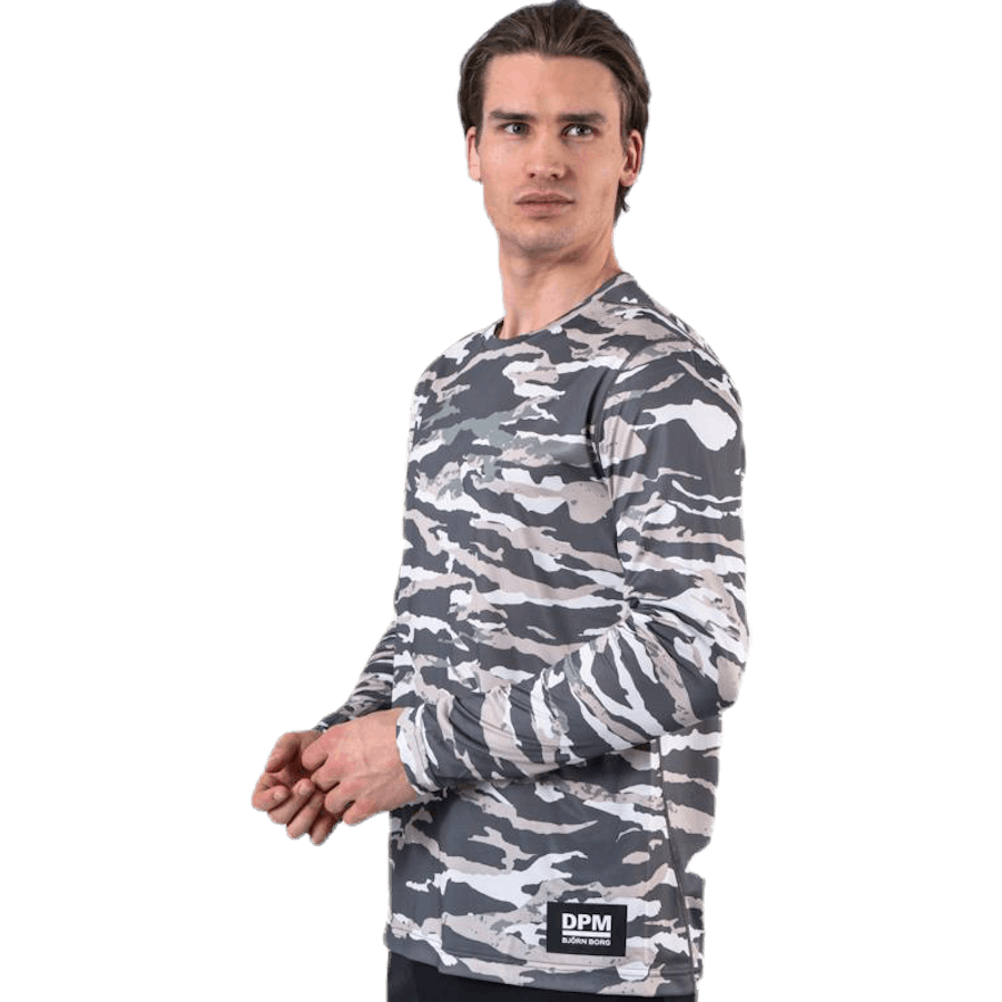 Axton LS Tee vihreä/harmaa