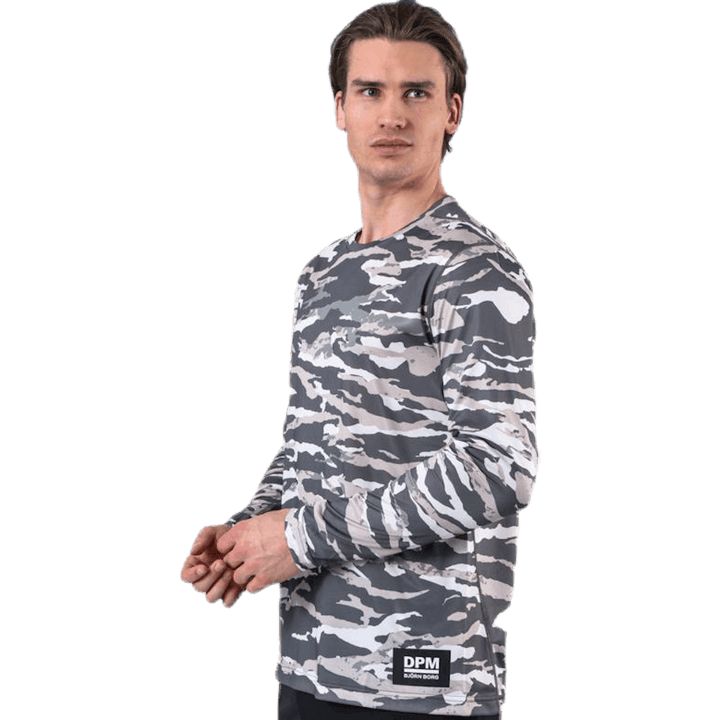Axton LS Tee vihreä/harmaa