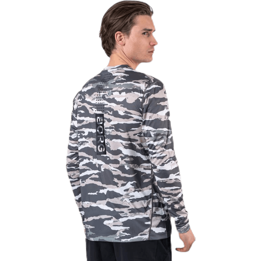 Axton LS Tee vihreä/harmaa