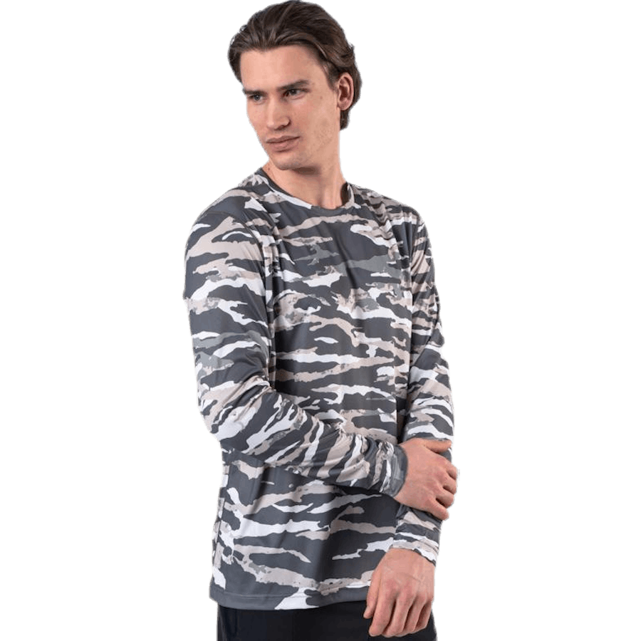 Axton LS Tee vihreä/harmaa