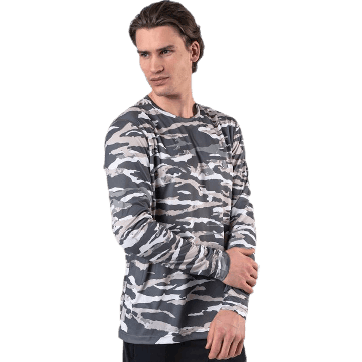 Axton LS Tee vihreä/harmaa