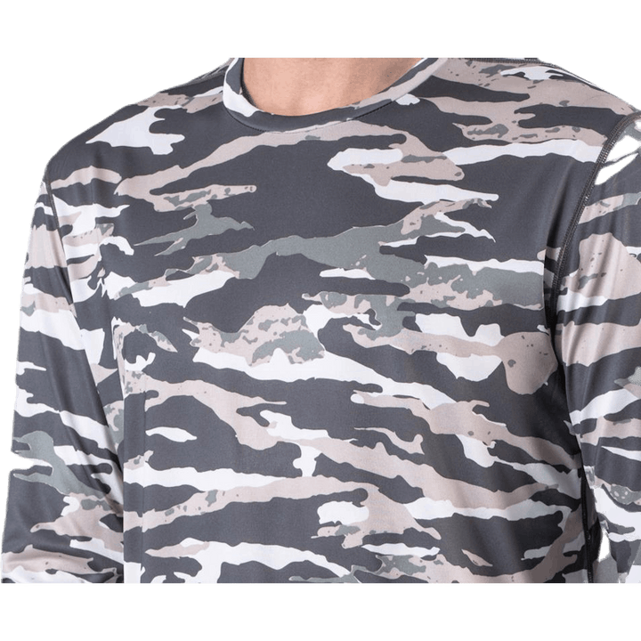 Axton LS Tee vihreä/harmaa