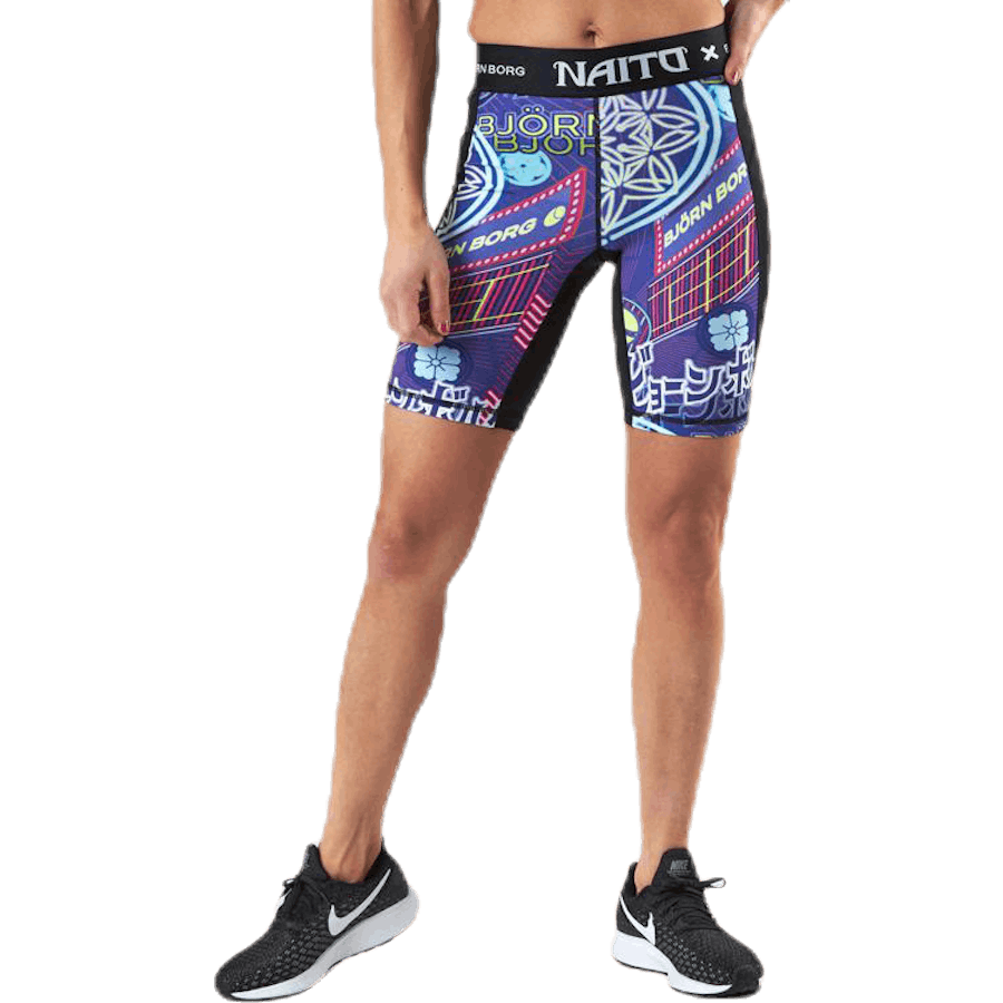 Pantaloncini da bici Carly a fantasia