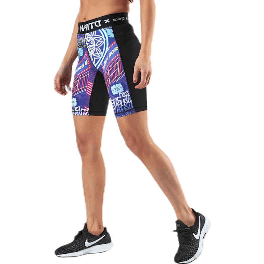 Pantaloncini da bici Carly a fantasia