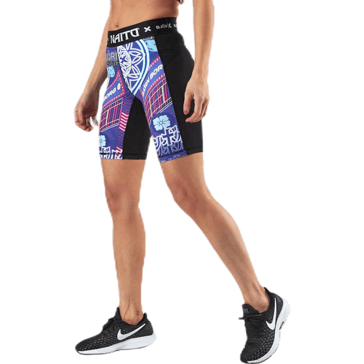 Pantaloncini da bici Carly a fantasia