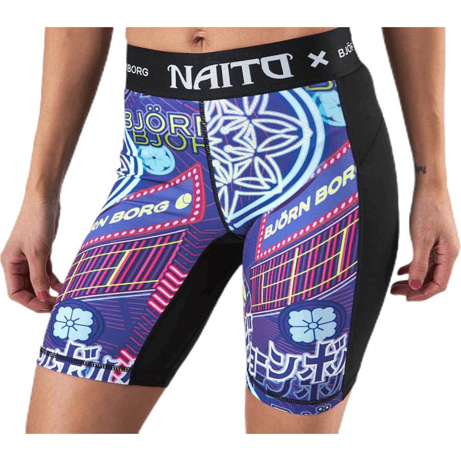 Pantaloncini da bici Carly a fantasia