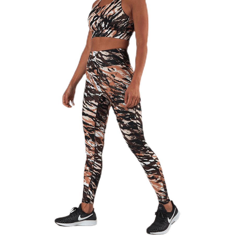 Better High Waist 7/8 Strumpfhose Schwarz/Beige