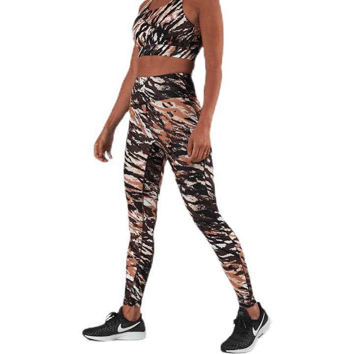 Better High Waist 7/8 Strumpfhose Schwarz/Beige