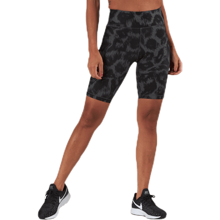 Awake Bedruckte Biker-Strumpfhose Schwarz/Grau