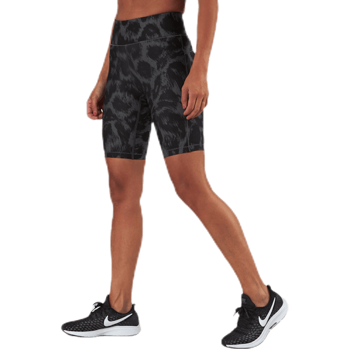 Awake Bedruckte Biker-Strumpfhose Schwarz/Grau