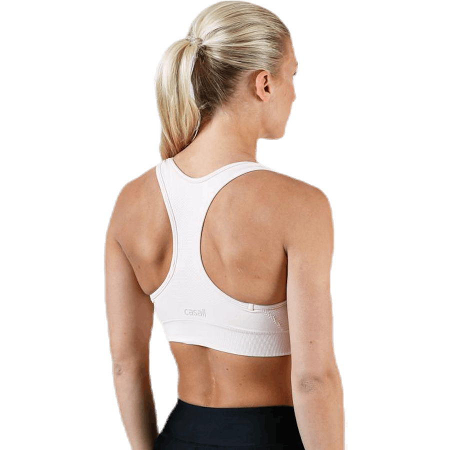 Soutien-gorge de sport lisse rose