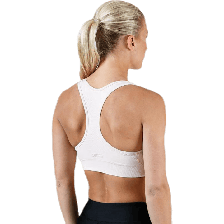 Soutien-gorge de sport lisse rose