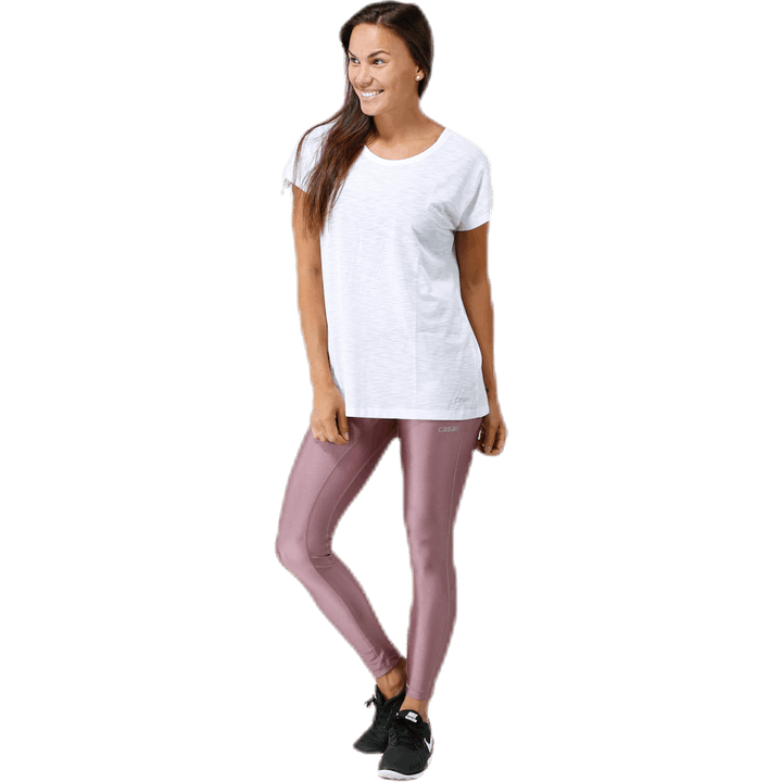 Raw Elastic Tee White