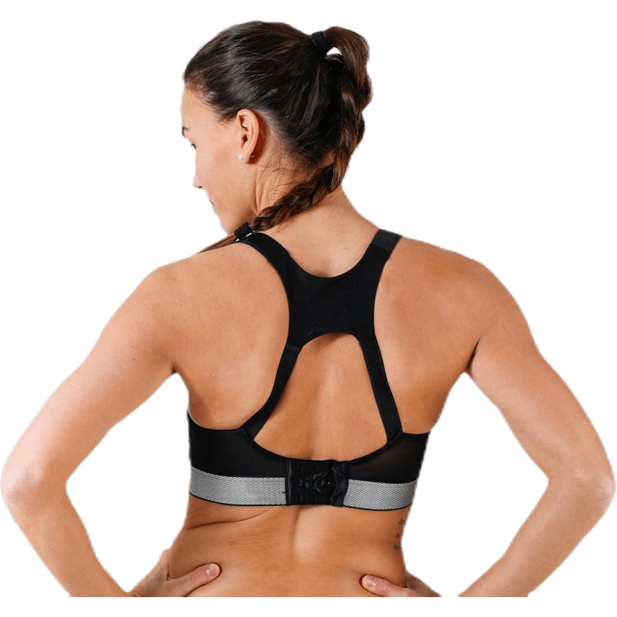 Sportbeha met hoge controle Zwart