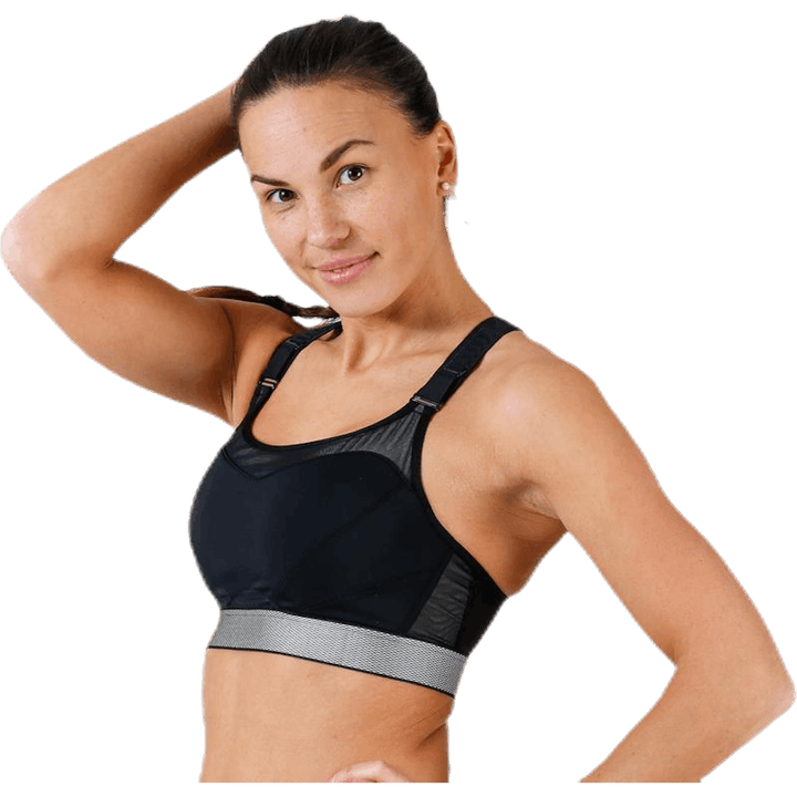 Sportbeha met hoge controle Zwart