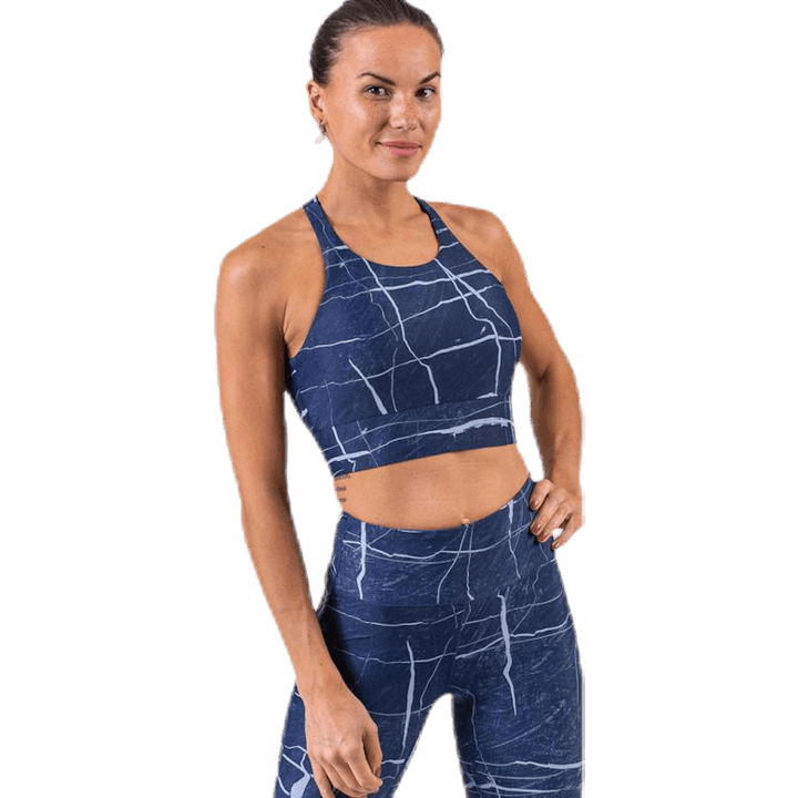 Concious Connected Sports Top Blue