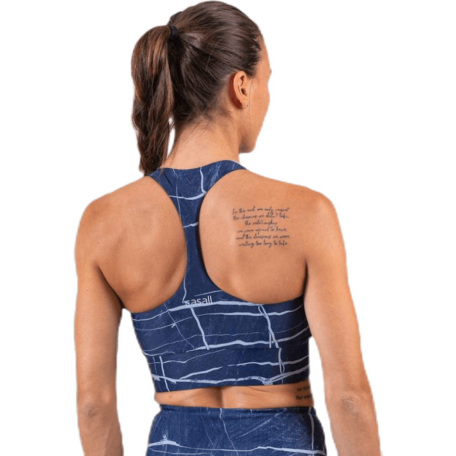 Concious Connected Sports Top Blue