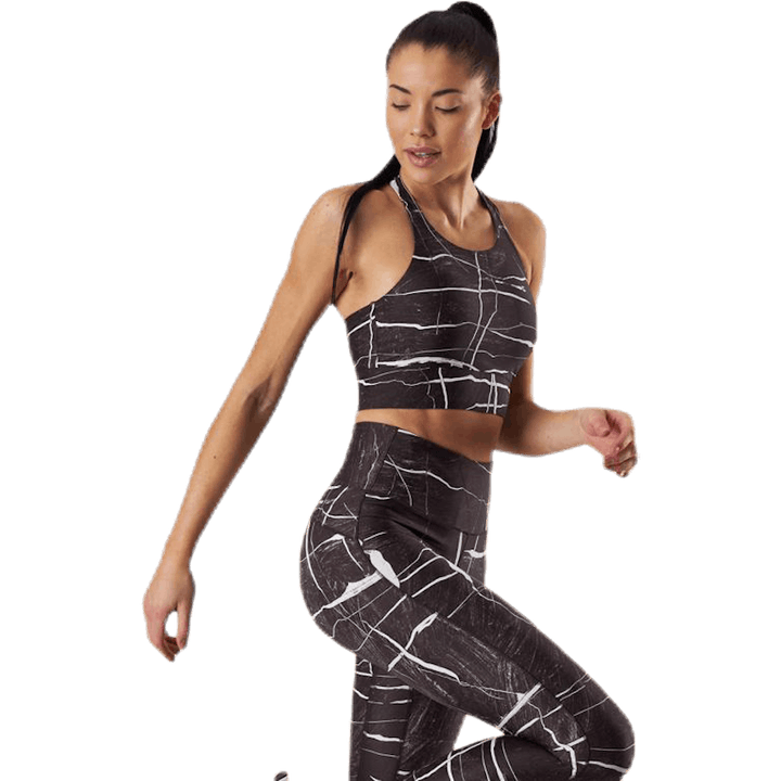 Top desportivo Concious Connected Castanho/Branco