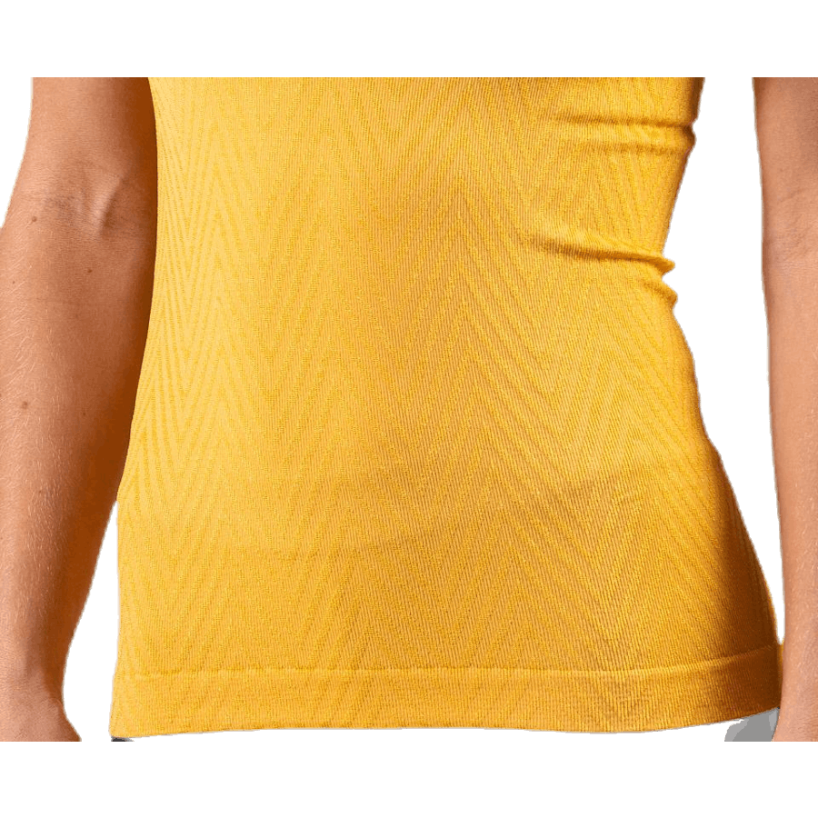 Sømløs Chevron Racerback Gul