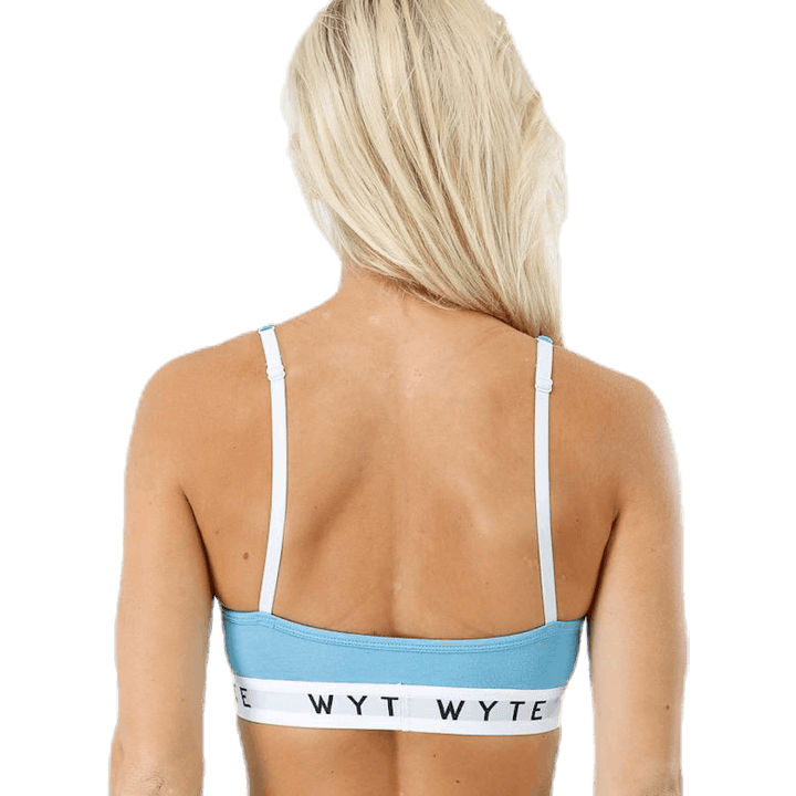 Haut slim Jane bleu