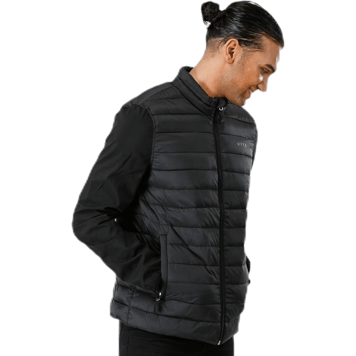 Olle Hybrid Jacke Schwarz