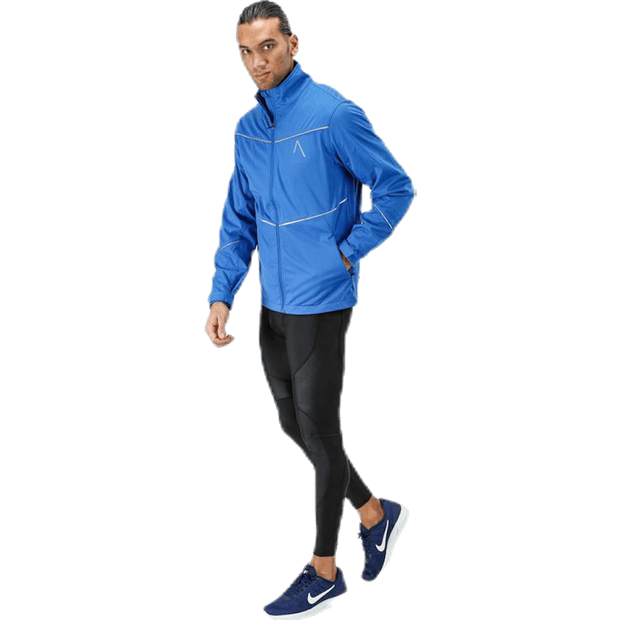 Veste de course bleue