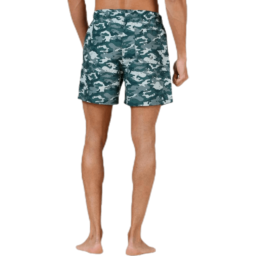 Louie Swim Trunks Patterned/Green