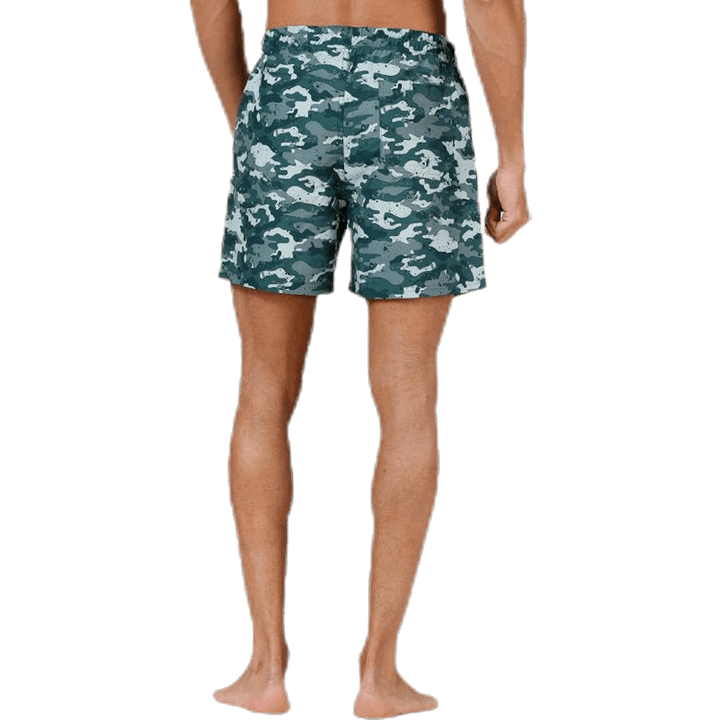 Louie Swim Trunks Patterned/Green