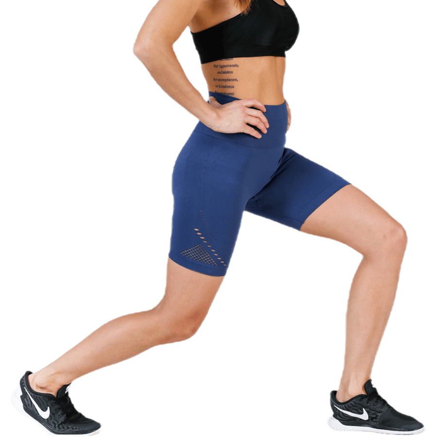 Short sans coutures Abstrict bleu